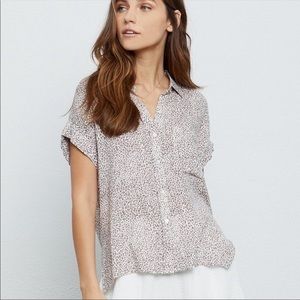 Rails - Whitney top in sand cheetah, xs